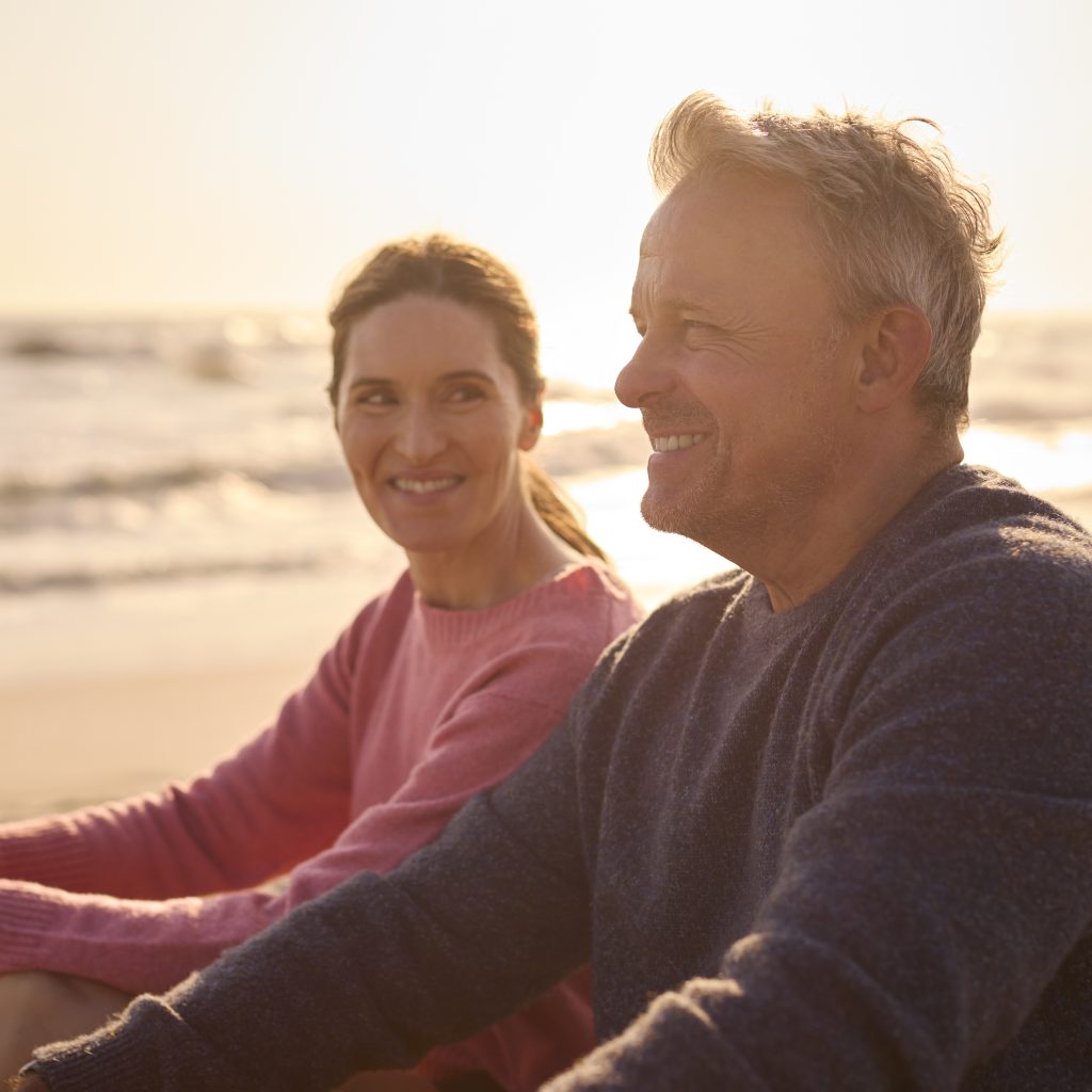 retired senior couple on vacation sitting on beach 2026 01 05 22 46 37 utc
